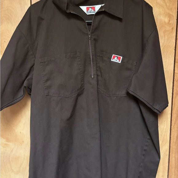 Ben Davis Black Casual Button Down Shirt - Picture 1 of 3